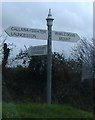 Direction Sign - Signpost by Warleggan Down