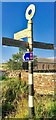NY6432 : Direction Sign - Signpost in Kirkland by Milestone Society