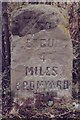 Old Milestone by the B4214, Bosbury Parish