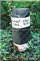 Old Milestone by the former A55 in Northop Hall