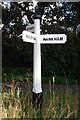 Direction Sign - Signpost north of Hankham