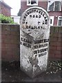 Old Milestone by the A6107, Bradley Road, Huddersfield