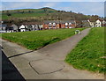 Path junction in Abertridwr