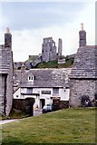 SY9582 : The Ruins of Corfe Castle by Peter Jeffery