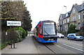 Sheffield Supertram on Middlewood Road, Hillsborough