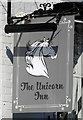 Sign for the Unicorn Inn, Ludlow