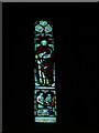 SE2740 : St John's church, Adel - Tubal-Cain window by Stephen Craven