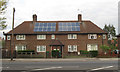 SK5442 : Inter-war terrace with solar panels, Nuthall Road by SK53