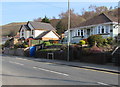 Houses above Graig-y-fedw in the southeast of Abertridwr