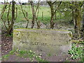 Boundary Stone at Clifton Moss C1862