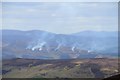 NT2737 : Muirburn smoke above Kailzie by Jim Barton