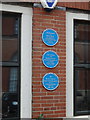 SP0483 : University of Birmingham blue plaques by Rudi Winter