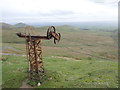 NY6930 : Aerial ropeway remains above the Knock Ore Gill by James T M Towill