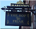 Sign for the Hop & Friar, Shrewsbury