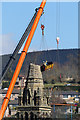 Demolition works at St Aidan?s Church, Galashiels