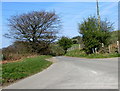 Minor road NW of crossroads, Eglwysilan