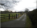 Lane off Withy Hill Road east of Whitehouse Common