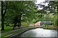 Caldon Canal in Hanley Park, Stoke-on-Trent