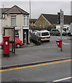 Queen Elizabeth II pillarbox on a Rhymney corner