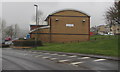 Southeast side of Ael-y-bryn Community Centre near Rhymney