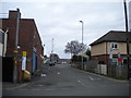 Car park entrance off Manor Park, Kingswinford