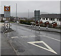 Traffic calming on the B4257, Rhymney