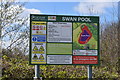 SP0292 : Swan Pool information - Sandwell Valley, West Midlands by Martin Richard Phelan