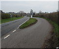 A470 layby at the edge of Libanus, Powys