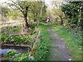 Path from Thelwall Old Post Office to the Manchester Ship Canal