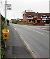 Marshfield Road bus stop near The Shires, Marshfield