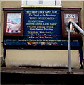 Treforest Gospel Hall information board