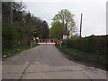 Entrance to MOD firing range