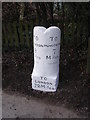 Old Milestone by the B4192, South Street, Aldbourne