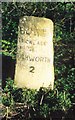 Old Milestone by the B4019, Swanborough