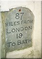 Old Milestone by the A4, London Road, Calne