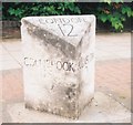 Old Milestone by the A4, Bath Road, Cranford