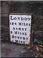 Old Milepost by the A511, Ashby Road, Winshill