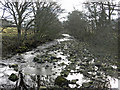 NY8738 : The River Wear below Bridge End Ford by Mike Quinn