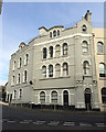 No 1 Orchard Gardens seen from Fore Street, Teignmouth