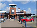 TA0329 : Entrance to supermarket, Anlaby  by JThomas