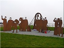 TA0726 : The Lost Trawlermen Memorial, St Andrew's Quay, Hull by Jennifer Petrie