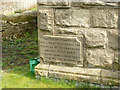 Church of St Augustine, Draughton - foundation stone