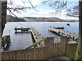 NY4419 : Landing stages on Ullswater by Oliver Dixon