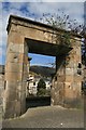 The original stone doorway of Coupar Kirk, Burntisland