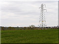 Pylon behind Pennington Lane Farm