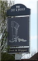 Sign for the Boot & Slipper, Amersham