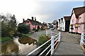 Kersey: View from the bridge over the ford