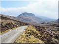 NN2775 : Mountain road through Lairig Leacach by Trevor Littlewood
