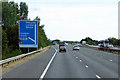 Northbound M5 at Junction 25