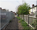 Path on the west side of Link Road, Newbury